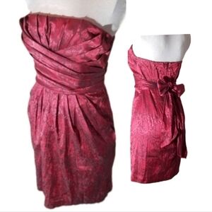 Love Reign Dress Cocktail With Pockets Red Size 7
